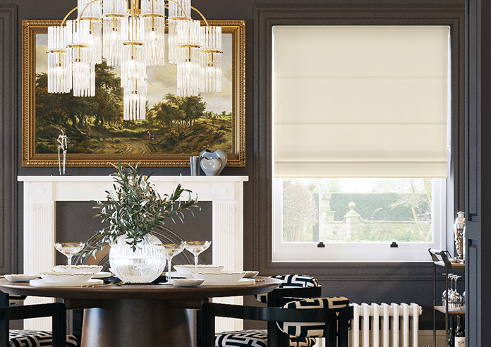 Saltaire, Buttercream - Roman Blind - Image 3
